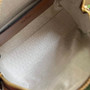 Gucci �?02251 GG Matelassé leather mini bag light brown