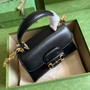 Gucci ‎703848 Horsebit 1955 top handle bag black leather - Default Title - View 15