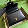 Gucci �?03848 Horsebit 1955 top handle bag black leather
