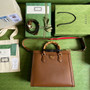 Gucci �?78842 Diana medium tote bag in cuir leather