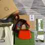 Gucci 686864 Bamboo 1947 mini top handle bag Orange Leather
