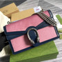 Gucci 400249 Dionysus small shoulder bag blue pink - Default Title - View 1