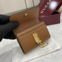 Gucci Softbit card case 828148 in brown leather