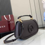Gucci Blondie small top handle bag in coffee leather 815714