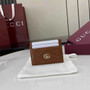 Gucci GG Marmont card case �?43127 in brown leather