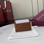 Gucci GG Marmont card case �?43127 in brown leather