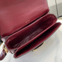 Gucci Horsebit 1955 Aura small shoulder bag, 847063 Rosso Ancora red leather