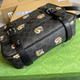 Gucci ‎‎658542 GG Messenger bag Tiger print  black Supreme canvas - Default Title - View 7