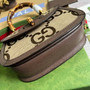 Gucci 675797 Bamboo1947  jumbo GG small top handle bag Brown - Default Title - View 6