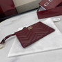 Gucci GG Marmont key case in Rosso Ancora red leather 837747 - Default Title - View 4