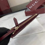 Gucci GG Marmont key case in Rosso Ancora red leather 837747 - Default Title - View 6