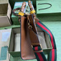 Gucci 702721 Diana Small Tote Bag Beige GG Leather - Default Title - View 4