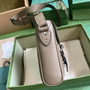 Gucci Jumbo GG small messenger bag 760235 in beige leather