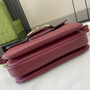 Gucci Horsebit 1955 Soft small shoulder bag 815178 in wine red leather