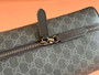 Gucci GG Emblem medium toiletry case, ‎821163 in black fabric