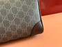 Gucci GG Emblem medium toiletry case, ‎821163 in black fabric
