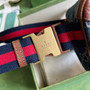 Gucci ‎682933 Belt bag with Interlocking G Blue and ebony GG Supreme - Default Title - View 7