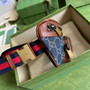 Gucci �?82933 Belt bag with Interlocking G Blue and ebony GG Supreme