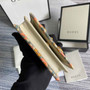 Gucci Horsebit 1955 card case wallet 621887 Beige flowers