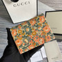 Gucci Horsebit 1955 card case wallet 621887 Beige flowers - W11cm x H17.5cm / Beige - View 2