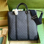 Gucci Ophidia medium tote bag 763316 in blue and black Supreme - Default Title - View 2