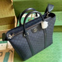 Gucci Ophidia medium tote bag 763316 in blue and black Supreme