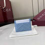 Gucci GG Marmont card case �?43127 in blue leather