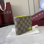Gucci Acid green interior GG bi-fold wallet 768243