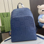 Gucci Large jumbo GG backpack  ‎766932 in Blue leather - Default Title - View 1