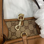 Gucci Totissima small reversible tote bag in brown leather ‎839124