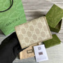 Gucci 621887 Horsebit 1955 card case wallet Beige canvas - W11cm x H17.5cm / Beige - View 3