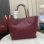 Gucci Totissima large reversible tote bag ‎839112 Rosso Ancora red leather