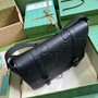 Gucci Jumbo GG medium messenger bag 760234 in black leather - Default Title - View 9