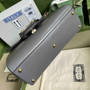 Gucci 702049 Horsebit 1955 medium bag in gray leather - Default Title - View 3
