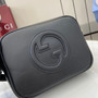 Gucci Blondie mini shoulder bag in black leather 820429