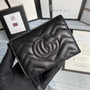 Gucci ‎466492 GG Marmont card case wallet in Black - Default Title - View 2