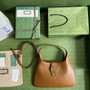 Gucci 726274 Aphrodite medium shoulder bag Tan soft leather - Default Title - View 3