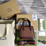 Gucci Horsebit 1955 GG mini bag 677212 Red GG Supreme canvas