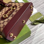 Gucci Horsebit 1955 GG mini bag 677212 Red GG Supreme canvas