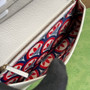 adidas x Gucci �?21892 wallet with chain Off-white and red leather