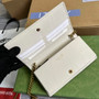 adidas x Gucci �?21892 wallet with chain Off-white and red leather