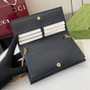 Gucci Horsebit 1955 wallet on chain, 621892 in GG black Supreme - Default Title - View 7