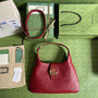 Gucci 726274 Aphrodite medium shoulder bag Red soft leather - Default Title - View 3