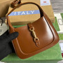 Gucci 637091 Jackie 1961 mini shoulder bag Brown leather