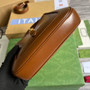 Gucci 637091 Jackie 1961 mini shoulder bag Brown leather