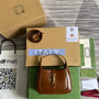 Gucci 637091 Jackie 1961 mini shoulder bag Brown leather