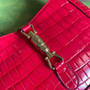 Gucci ‎636709 Jackie 1961 small python bag Red - Default Title - View 7