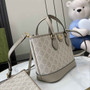 Gucci Ophidia mini tote bag 811716 in oatmeal leather - Default Title - View 2