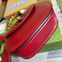 Gucci 675797 Bamboo1947 small top handle bag Red