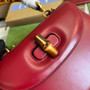Gucci 675797 Bamboo1947 small top handle bag Red - Default Title - View 5